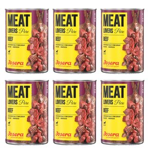 Karma dla psa  JOSERA Meat Lovers Pure Wołowina 6 x 400 g
