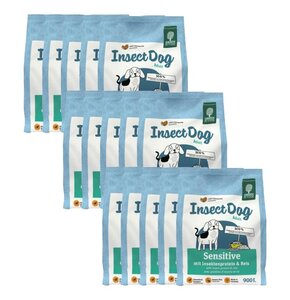 Karma dla psa GREEN PETFOOD InsectDog Sensitive Białko owadów z ryżem 15 x 900 g