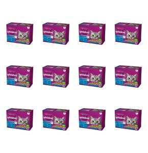Karma dla kota WHISKAS Rybne przysmaki (144 x 85 g)