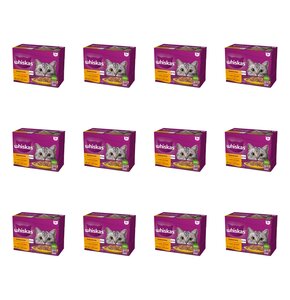 Karma dla kota WHISKAS Drobiowa Uczta (144 x 85 g)