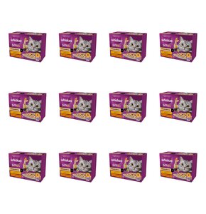 Karma dla kota WHISKAS Tasty Mix Kremowe Wariacje Mix smaków 144 x 85 g