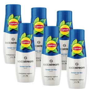 Syrop do saturatorów SODASTREAM Lipton Ice Tea Cytryna 6 x 440 ml