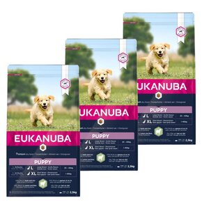 Karma dla psa EUKANUBA Puppy Large Breeds Jagnięcina z ryżem 3 x 2.5 kg