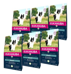 Karma dla psa EUKANUBA Adult Small & Medium Breeds Adult Jagnięcina z ryżem 6 x 2.5 kg