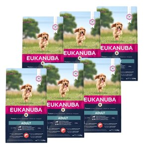 Karma dla psa EUKANUBA Adult Medium Breeds Łosoś 6 x 2.5 kg