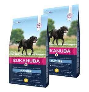 Karma dla psa EUKANUBA Mature Large Breeds Kurczak 2 x 3 kg