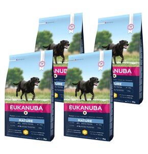 Karma dla psa EUKANUBA Mature Large Breeds Kurczak 4 x 3 kg
