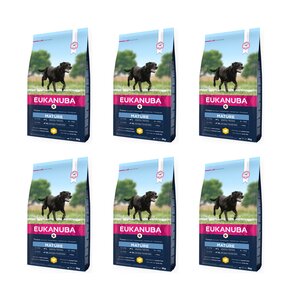 Karma dla psa EUKANUBA Mature Large Breeds Kurczak 6 x 3 kg
