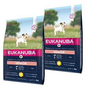 Karma dla psa EUKANUBA Senior Small Breed Kurczak 2 x 3 kg