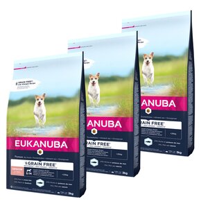 Karma dla psa EUKANUBA Grain Free Senior Medium Breeds Ryba Oceaniczna 3 x 3 kg