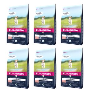 Karma dla psa EUKANUBA Grain Free Senior Medium Breeds Ryba Oceaniczna 6 x 3 kg