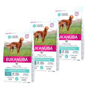 Karma dla psa EUKANUBA Daily Care Sensitive Digestion Kurczak 3 x 2.3 kg