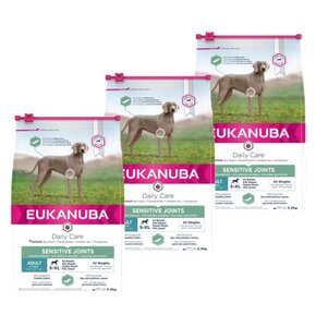Karma dla psa EUKANUBA Daily Care Sensitive Joints Adult Breeds Kurczak 3 x 2.3 kg