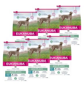Karma dla psa EUKANUBA Daily Care Sensitive Joints Adult Breeds Kurczak 6 x 2.3 kg
