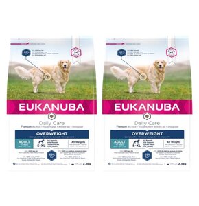 Karma dla psa EUKANUBA Daily Care Overweight Adult Breeds Kurczak 2 x 2.3 kg
