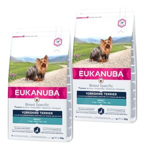 Karma dla psa EUKANUBA Breed Specific Yorkshire Terrier Kurczak 2 x 2 kg