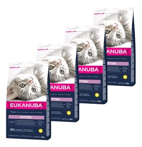 Karma dla kota EUKANUBA Kitten Kurczak 4 x 2 kg