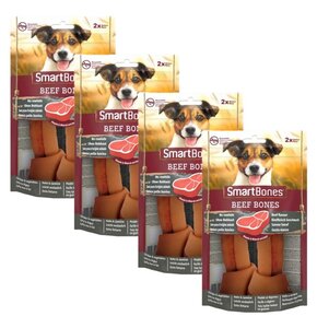 Przysmak dla psa SMART BONES Beef Bones Medium (8 szt.) 4 x 158 g