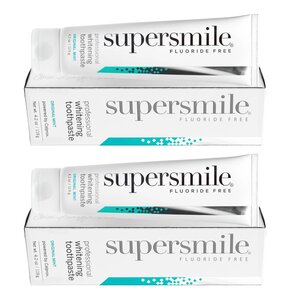 Pasta do zębów SUPERSMILE Fluoride Free 75 ml 2 szt.
