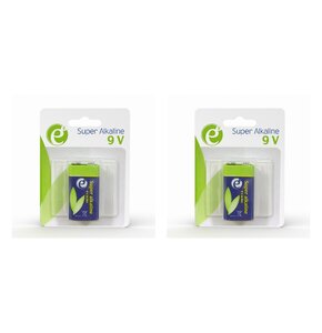 Bateria 6LR61 GEMBIRD Super Alkaline (2 szt.)