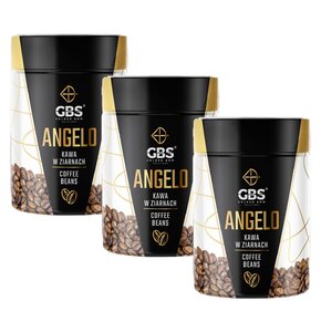 Kawa ziarnista GBS Angelo Malabar Monsooned Arabica 3 x 600 g