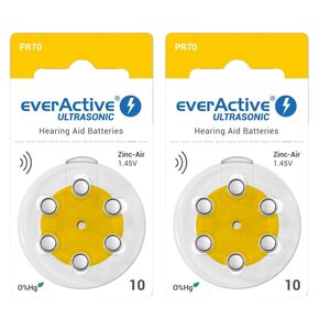 Baterie PR70 EVERACTIVE Ultrasonic 10 (12 szt.)