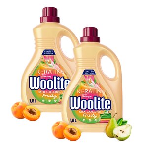 Płyn do prania WOOLITE Colour Fruity 2 x 1800 ml