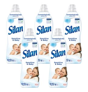 Płyn do płukania SILAN Sensitive and Baby 5 x 880 ml