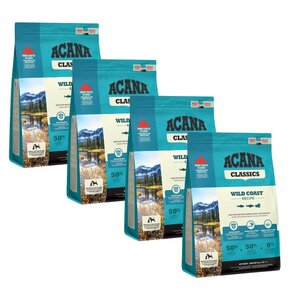 Karma dla psa ACANA Classics Wild Coast 4 x 2 kg