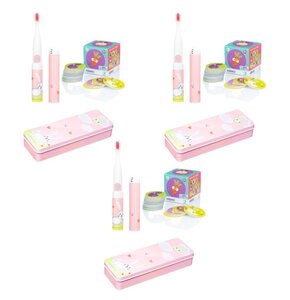 Szczoteczka soniczna VITAMMY Smile Królik (3 sztuki) + Gra Memo Marchewka (3 sztuki)