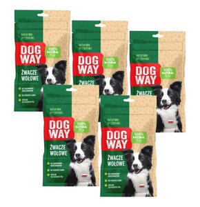 Przysmak dla psa DOGWAY Żwacze Wołowe 5 x 50 g