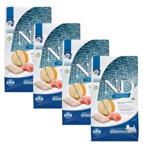 Karma dla psa FARMINA N&D Ocean Adult Mini Łosoś z dorszem i melonem 4 x 2.5 kg