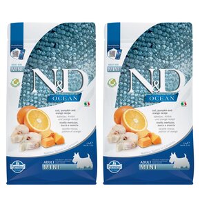 Karma dla psa FARMINA N&D Ocean Dorsz z dynią i pomarańczą 2 x 2.5 kg