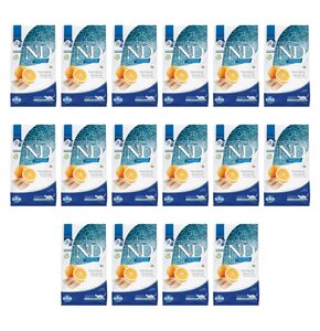Karma dla kota FARMINA N&D Ocean Śledź i Pomarańcza Adult 16 x 300 g