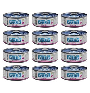 Karma dla kota FARMINA VetLife Struvite 12 x 85 g