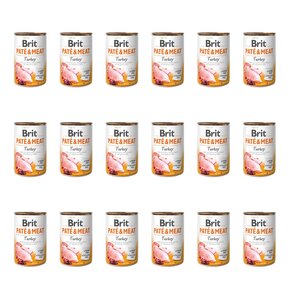 Karma dla psa BRIT Paté & Meat Indyk 18 x 800 g