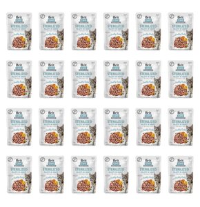 Karma dla kota BRIT Fillets in Gravy Sterlized Rabbit 24 x 85 g