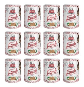Przysmak dla kota BRIT CARE Cat Jagnięcina z kokosem 12 x 100 g