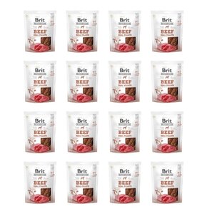 Przysmak dla psa BRIT Beef Real Fillets Wołowina z kurczakiem 16 x 200 g