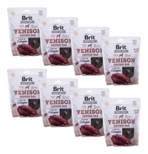 Przysmak dla psa BRIT Jerky Venison Protein Bar 8 x 200 g