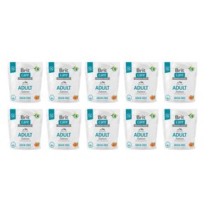 Karma dla psa BRIT Care Grain-Free Adult Łosoś 10 x 1 kg
