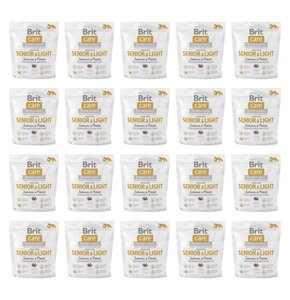 Karma dla psa BRIT  CARE Dog Grain-Free Senior & Light Łosoś  i ziemniak 20 x 1 kg