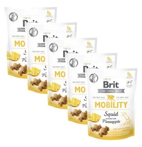 Przysmak dla psa BRIT CARE Dog Functional Snack Mobility Squid 5 x 150 g