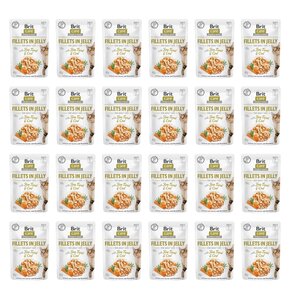 Karma dla kota BRIT CARE Fillets In Jelly Fine Trout&Cod 24 x 85 g