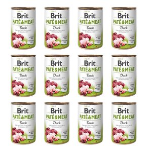 Karma dla psa BRIT Paté & Meat Kaczka 12 x 800 g