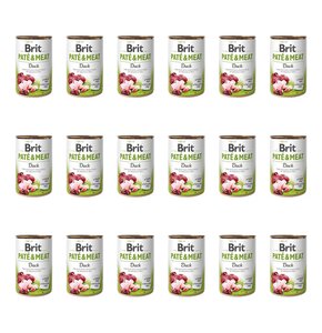 Karma dla psa BRIT Pate & Meat Kaczka 18 x 800 g