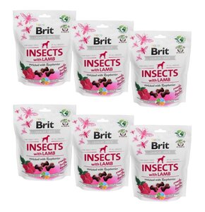 Przysmak dla psa BRIT CARE Dog Insect&Lamb 6 x 200 g