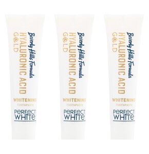 Pasta do zębów BEVERLY HILLS Perfect white gold 100 ml 3 szt.