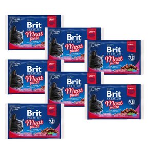 Karma dla kota BRIT Premium z mięsem 28 x 100 g