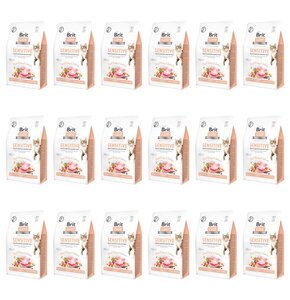Karma dla kota BRIT CARE Sensitive Healthy Digestion & Delicate Taste Indyk i łosoś 18 x 400 g